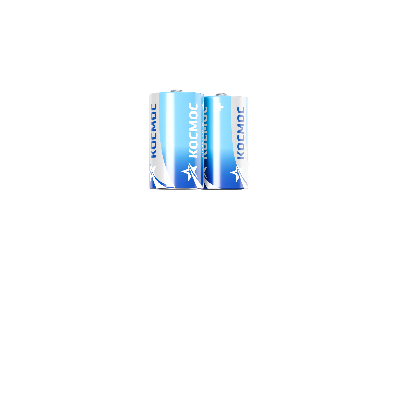 Элемент питания R20 (D) 1.5V Zinc carbon 2S в шринке Космос