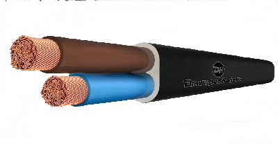 Шнур ШВВП 2х0.75 черный до 380В 100м ТРТС