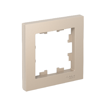 ATLASDESIGN рамка однопостовая, ПЕСОЧНЫЙ