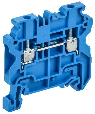 ARMAFIX Колодка клеммная CY2.5BU винтовая 2,5мм2 проходная синяя Ex IEK