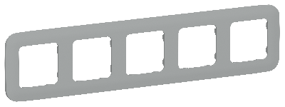 FLITE ARTISTIC Рамка 5-местная РУ-5-А-ФлС серый IEK