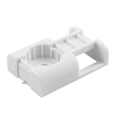 Площадка под стяжку для монтажного пистолета белая (100шт/1500шт уп/кор)