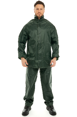 Костюм мужской влагозащитный арт. JS-01 цв. зелёный р. XL 52-54 170-188