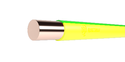 Провод силовой ПуВнг(A)-LS 1х6 зелено-желтый ТРТС