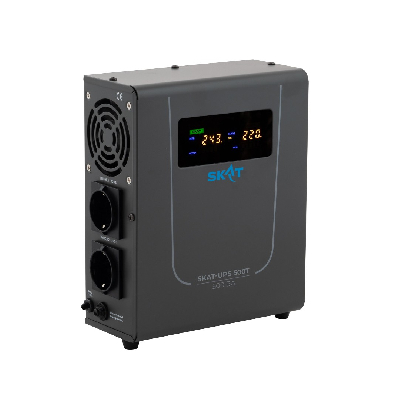 Источник бесперебойного питания SKAT-UPS 500T Lin e-Interactive 220В, 500ВА, работает от 1 внешней АКБ