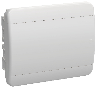 TEKFOR Корпус пластиковый встраиваемый ЩРВ-П-12 IP41 белая дверь IEK