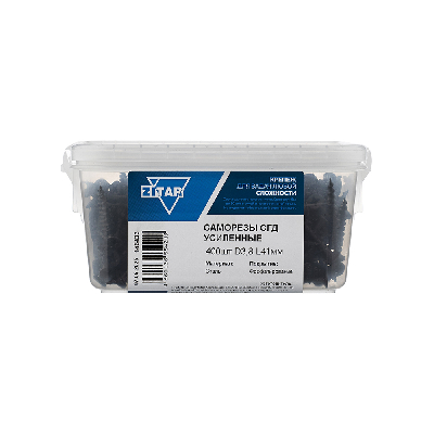 Саморез СГД 3,8х41 усил-й  (TWN) (400 шт) - конт-р PROFFIX