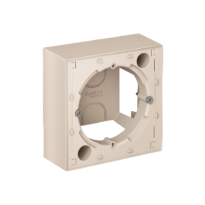 Коробка ATLASDESIGN для наружного монтажа бежевый