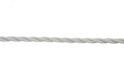 Ретро провод 3х1,5 Белый (матовый) 10м