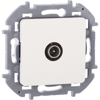 Розетка TV проходная 14 дБ 5 862 мГц INSPIRIA белый