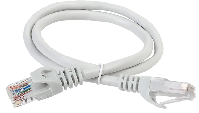 Патч-корд категория 5е UTP LSZH серый (3м)