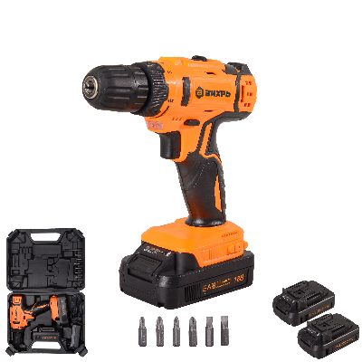 Дрель-шуруповерт аккумуляторная ДА-18Л-2К (2,0 А/ч) Вихрь