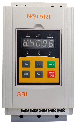 Устройство плавного пуска SBI-15/30-04 15кВт, 30А, 3Ф, 380В±15%, 50Гц/60Гц, IP20, со встроенным байпасом