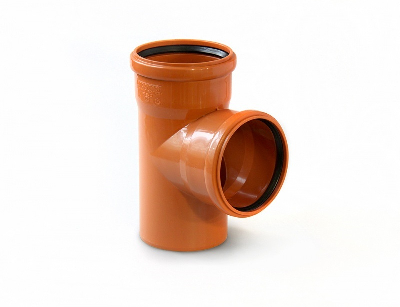 Тройник для наружной канализации 110x110/87.5