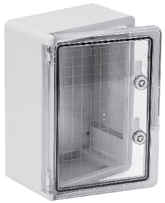 Корпус пластиковый ЩМПп 350х250х150мм прозрачная  дверь  УХЛ1 IP65