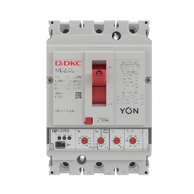 Выключатель автоматический в литом корпусе YON MD160N-MR1 3P 160А 40kA Ir 0.4...1xIn Isd 1.5...10xIn