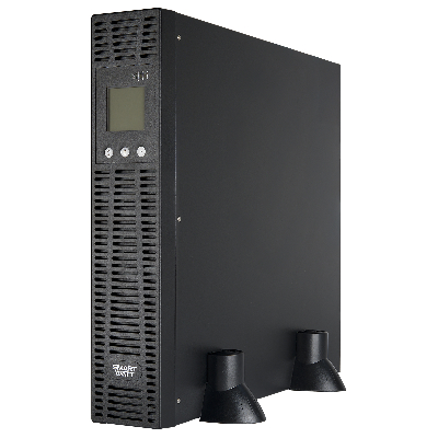 Источник бесперебойного питания SMARTWATT UPS SECURE EURO 1kVA L, онлайн, мощность 1000/900 ВА/Вт, стоечный/напольный, LCD дисплей, Shuko CEE7/4 - 2 шт., подключение внешних АКБ