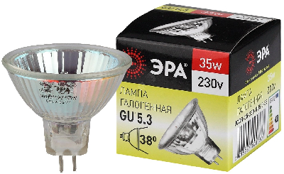 Лампа галогенная GU5.3-JCDR (MR16) -35W-230V-CL (галоген, софит, 35Вт, нейтр, GU5.3)