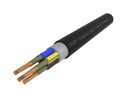 Кабель силовой ВВГнг(А)-FRLS 5х16 (N.PE)-0.660 однопро волочный черный барабан