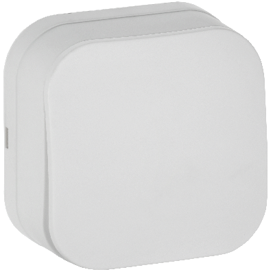 GLORY Выключатель 1-клавишный для открытой установки 10А ВС20-1-0-ХБм белый матовый IEK