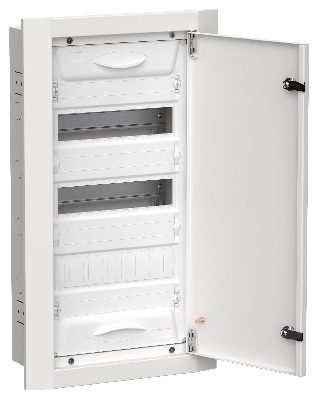 TITAN 5 Корпус металлический ЩРв-36 (1х36) 630х365х130мм IP31 белый (одна дверь)