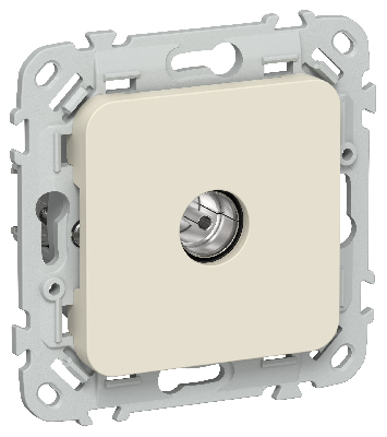 FLITE Розетка TV экранированная оконечная тип M РТВм-1-1-1-ФлСл сливочный IEK