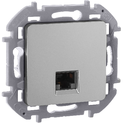 INSPIRIA розетка информационная RJ 45 категория 5e UTP  алюминий