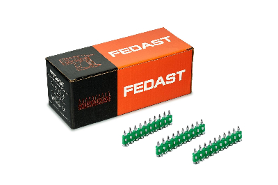 Гвозди 3.0x25 мм усиленные для монтажного пистолета (1000 шт/уп) без газового баллона