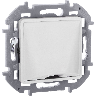 Вывод кабеля с зажимом для кабеля белый INSPIRIA