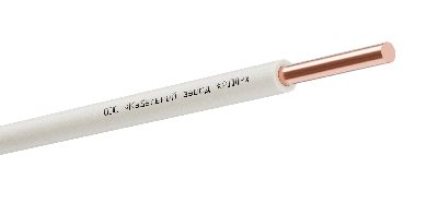 Провод силовой ПуВнг (А)-LS 1х0.75 белый бухта однопроволочный