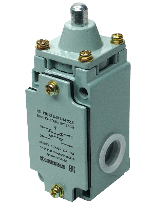 Выключатель путевой ВП15К-21Б-211-54У2.8          толкатель полумгновенный IP54