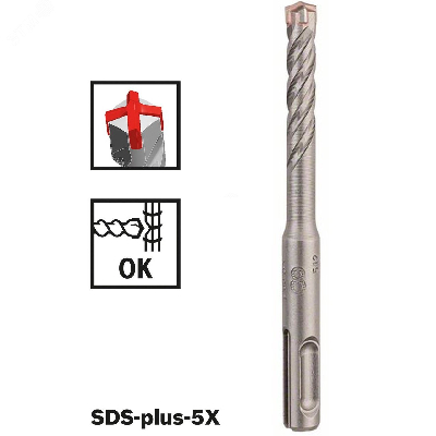 Бур SDS-plus-5X 8x100x160мм