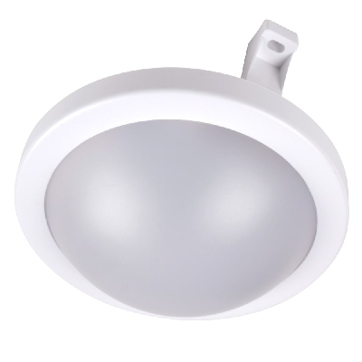 Светильник светодиодный ДБП-8W 4000K 600Лм круглый пластик IP65 Jazzway