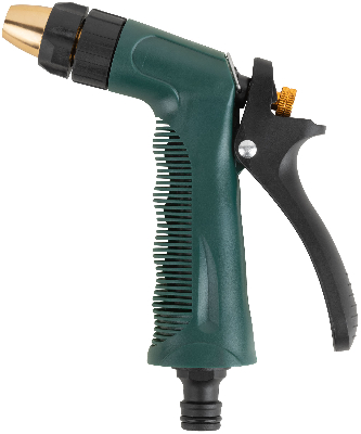 Пистолет для полива регулируемый, зеленый Профи 145 мм