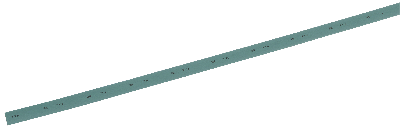 Трубка термоусаживаемая ТТУ 6/3 зеленая (1м)