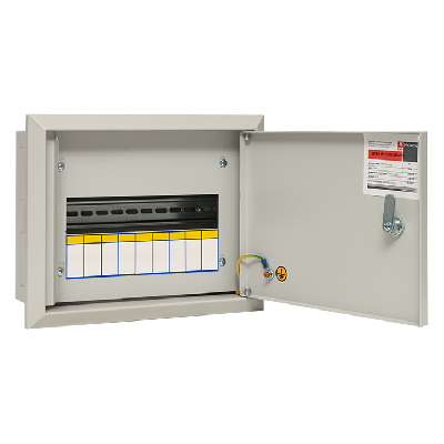 Щит распределительный встраиваемый ЩРв-9з IP31 260х340х120 с замком