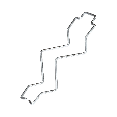 Металлический фиксатор для реле серии IR на 1 и 2 контактные группы с тест-кнопкой, установка в  колодоки IR-B1/B2-SC/PT