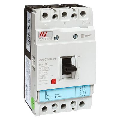 Выключатель автоматический AV POWER-1/3 10А 35кА TR