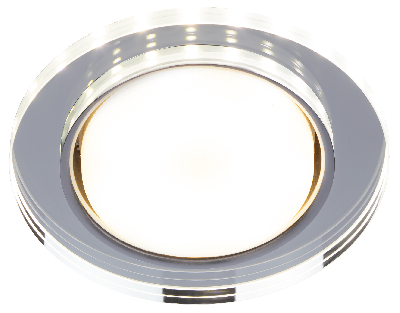 Светильник встраиваемый со светодиодной подсветкой DK LD51 MR GX53 зеркальный