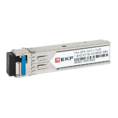 Модуль, оптический трансивер SFP 1,25 Гбит одинарное одномодовое оптоволокно передача 1310нм дальность 20км TSX