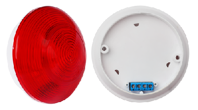 Сирена Марс 12-24-СП-М1 (красный цвет).           Оповещатель охранно-пожарный световой