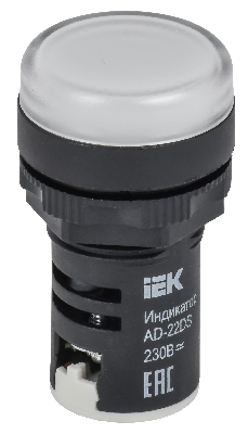 Лампа AD22DS LED матрица 22мм белый 230В