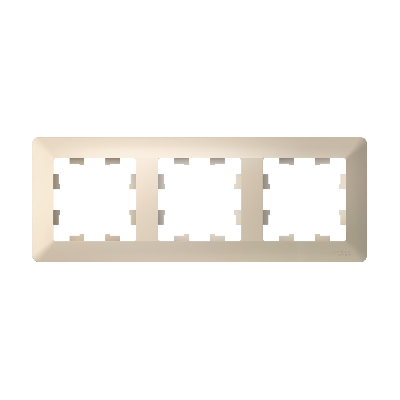 ATLASDESIGN AIR 3-постовая РАМКА, БЕЖЕВЫЙ/дымчатый белый