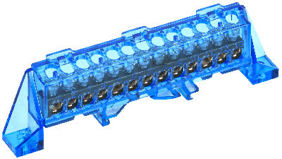 TEKFOR Шина N ноль в комбинированном DIN-изоляторе Стойка 6х9-13-С IEK