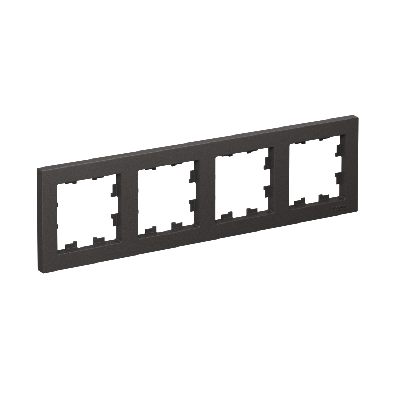 ATLASDESIGN 4-постовая РАМКА, универсальная, БАЗАЛЬТ