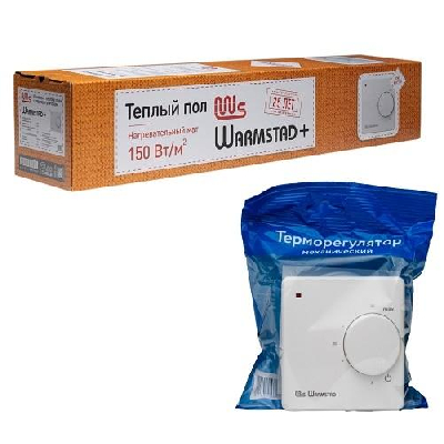 Мат нагревательный для теплого пола Warmstad+ WSM 175 Вт/1.20 кв.м