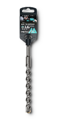 Бур по бетону SDS-plus 16 х210/150 мм, напайка с центром, 2 спирали