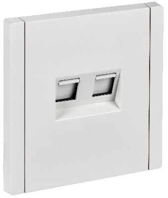FORTE&PIANO Розетка компьютерная двойная RJ45 кат.5E FP233 белый IEK