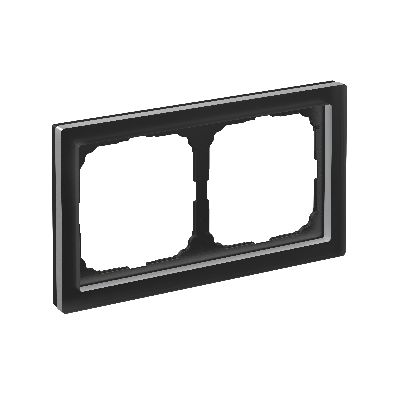 ARTGALLERY PURE 2-постовая РАМКА, МАТОВОЕ ОРГАНИЧЕСКОЕ СТЕКЛО ЧЕРНЫЙ