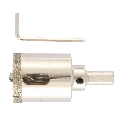 Сверло алмазное по керамограниту, 35 х 67 мм, 3-гранный хвостовик